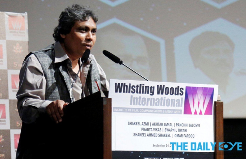 Renowned Shayar Shakeel Azmi at the 5th Veda Session of Whistling Woods International
