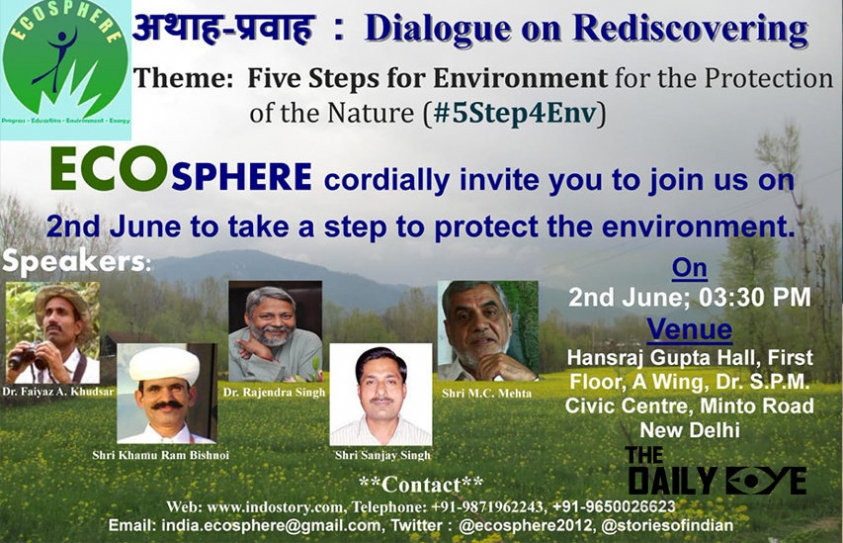 Ecosphere’s Seminar on ‘We and the Environment’