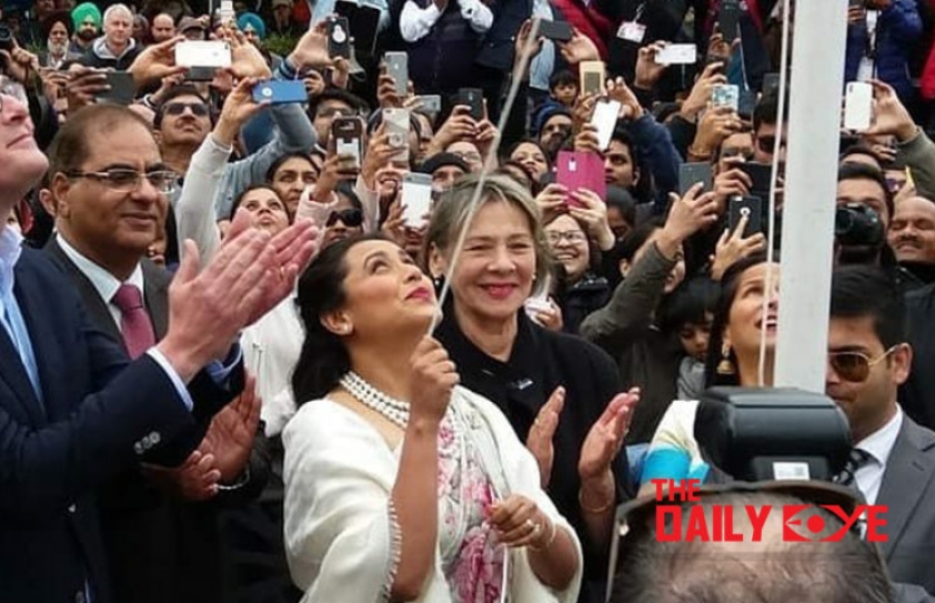 Rani Mukerji hoists National Flag at the Indian Film Festival of Melbourne 2018