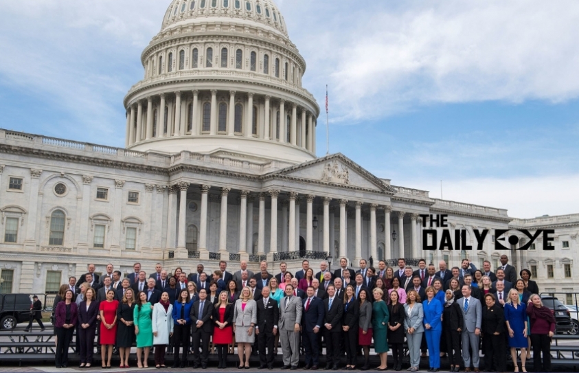 A Record 102 Women create history after being sworn into the US Congress