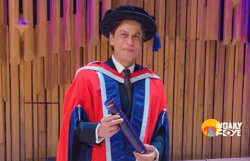 Shah Rukh Khan receives honorary doctorate from London