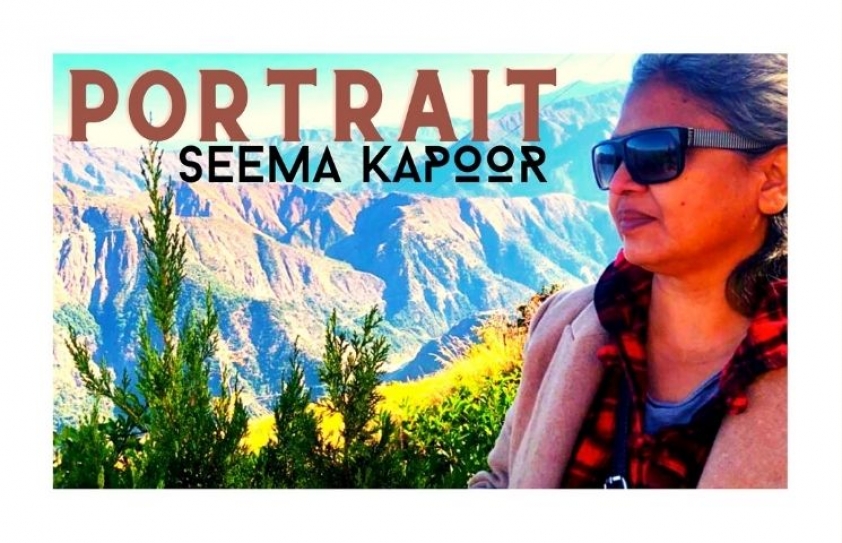 A Portrait in words and pictures: Seema Kapoor