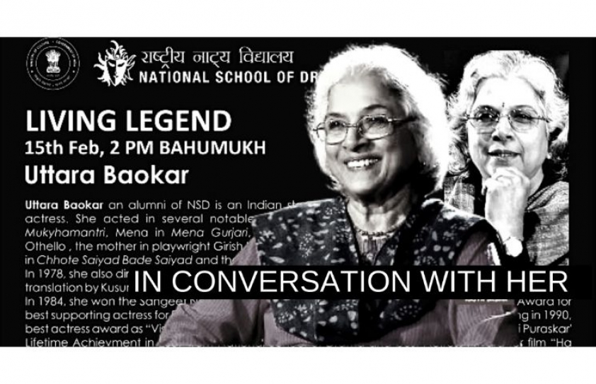 In Conversation with Uttara Baokar