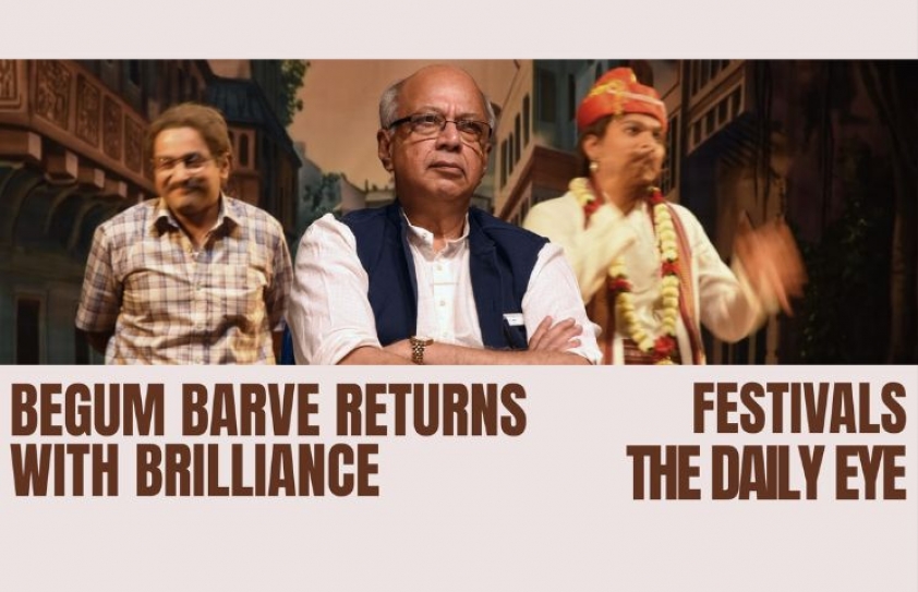 BEGUM BARVE RETURNS WITH BRILLIANCE