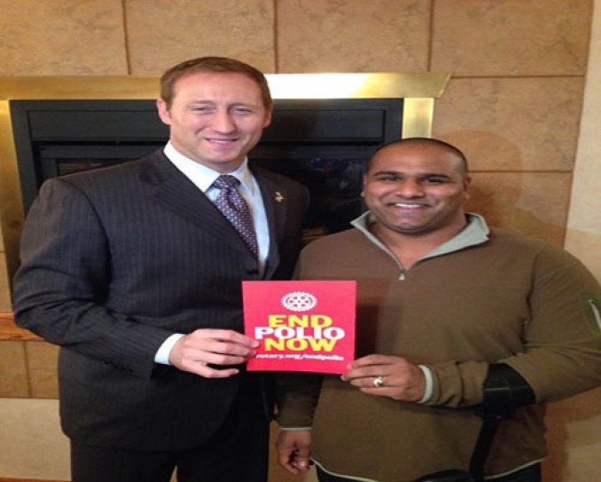 Rotary member and polio survivor Ramesh Ferris shares how ending polio will impact global health