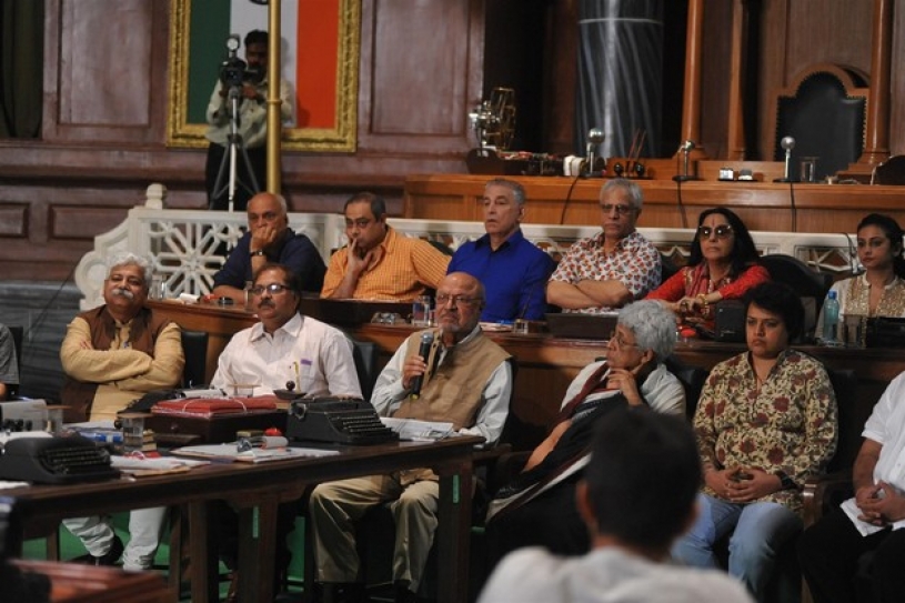 Costume designer Pia Benegal, designs costumes for Samvidhaan
