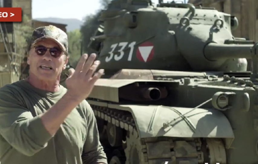 Arnold Wants You to Hop in a Tank with Him and Schwarzeneggerstroy for Charity