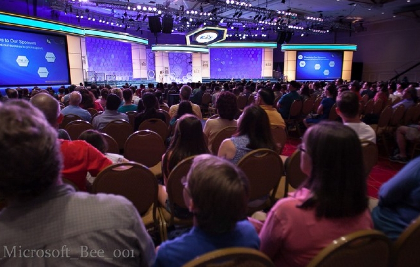 Can you spell sdrucciola or augenphilologie? Ansun Sujoe and Sriram Hathwar can and that skill earned them the shared win at the Scripps National Spelling Bee