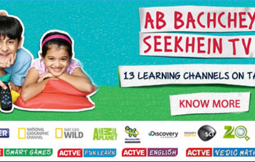 In its latest campaign, Tata Sky tells parents that television is a good learning aid for young kids