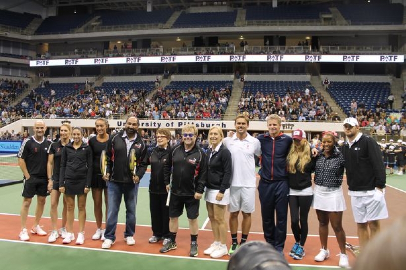 Elton John Brings Smash Hits Charity Tennis To London
