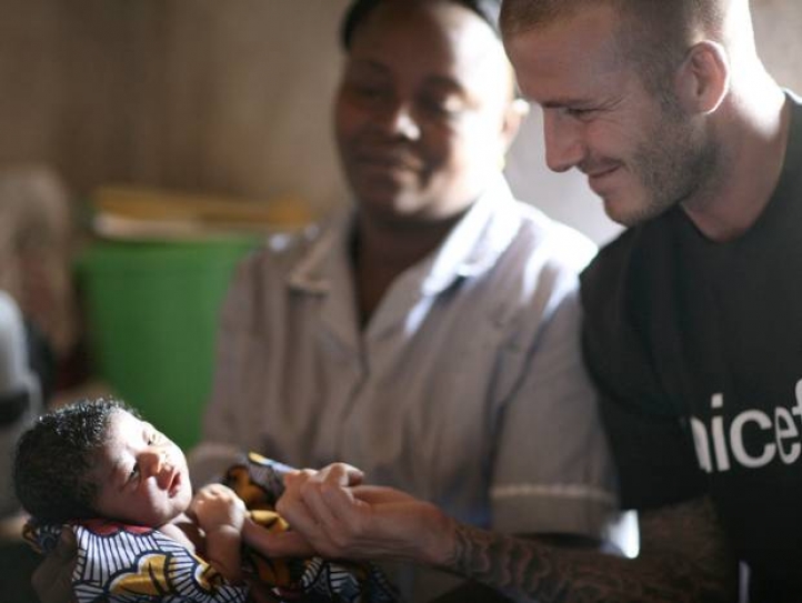 David Beckham Supports UNICEF's Fight Against Ebola