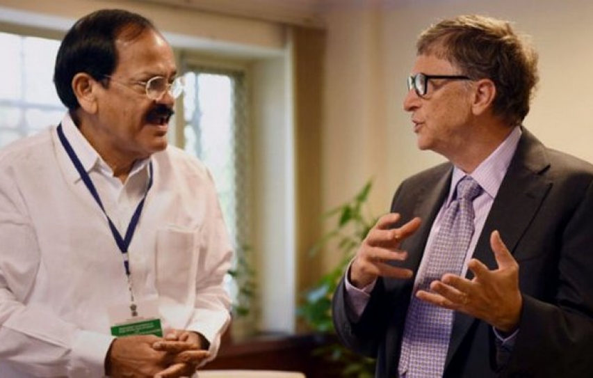 Centre joins hands with Gates for universal sanitation