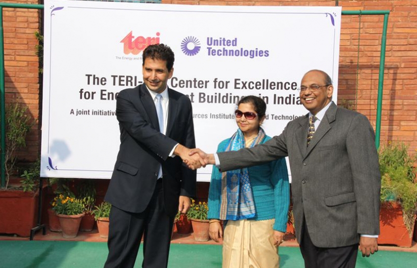 TERI And UTC Set Up Center Of Excellence For Energy Efficient Buildings In India 