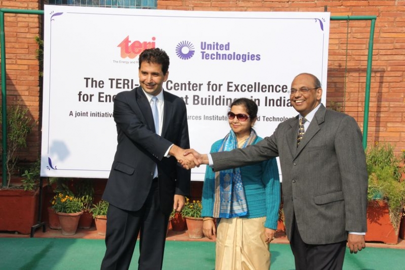 TERI And UTC Set Up Center Of Excellence For Energy Efficient Buildings In India 