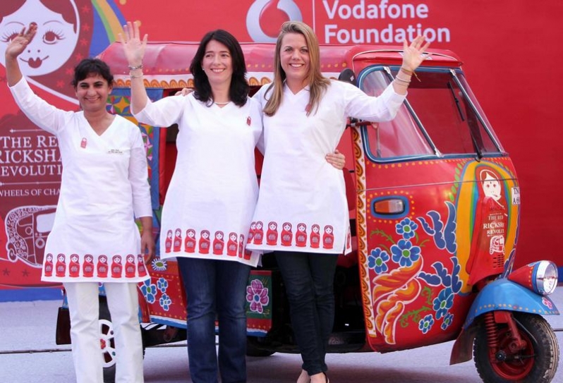 Vodafone Foundation’s Red Rickshaw steering ahead a digital Revolution in rural India