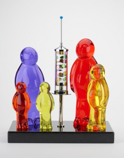 Longtime Enemies Art and Science Unite to Promote Vaccination