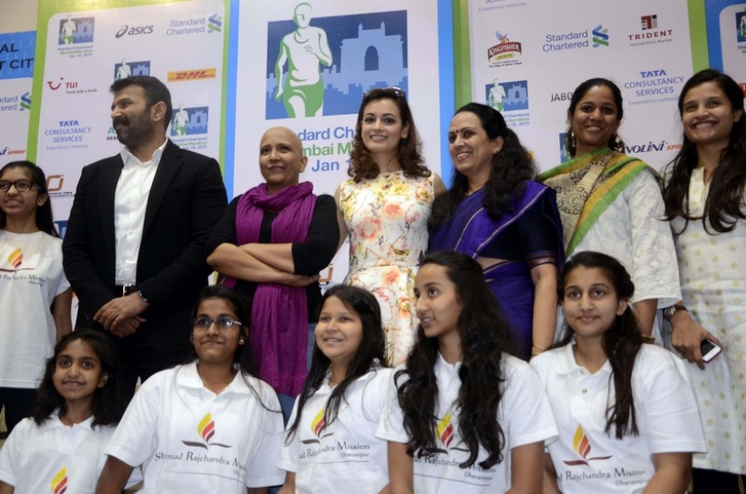Dia Mirza lends support to Standard Charted Mumbai Marathon