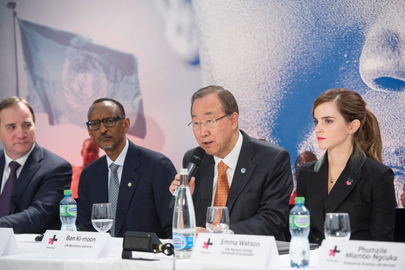 Emma Watson Launches Next Phase In HeForShe Campaign At Davos Forum