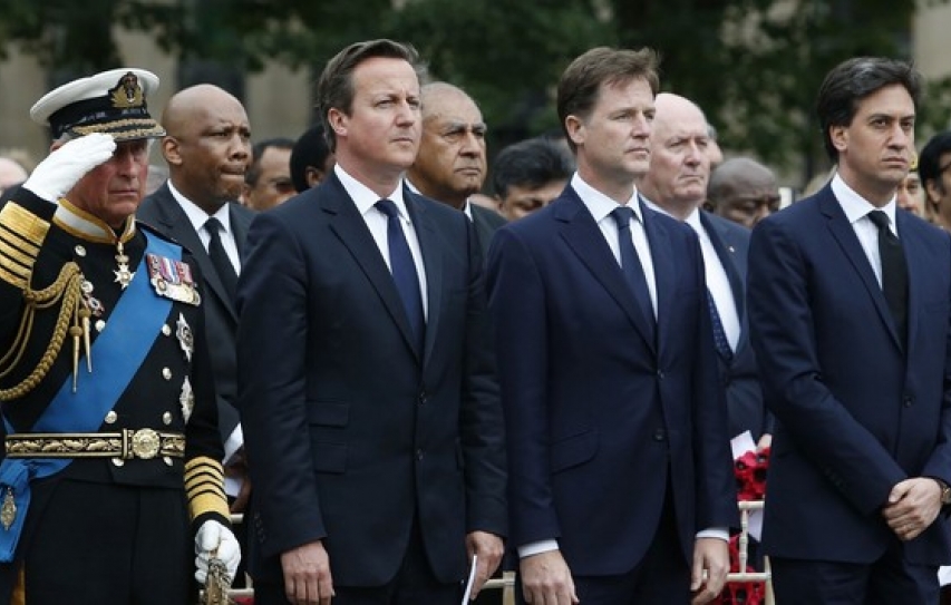 Cameron, Clegg and Miliband sign pledge to tackle climate change