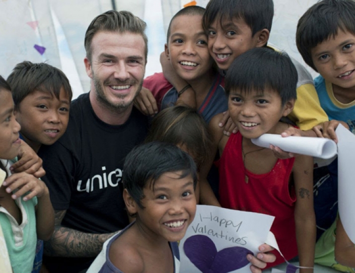 David Beckham Supports Campaign To End Violence Against Children In El Salvador