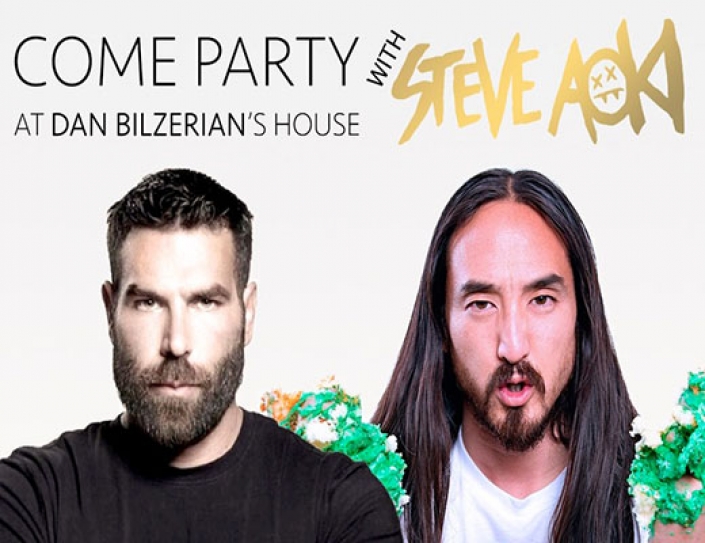 Dan Bilzerian Helps Raise Money for Charity Using a Giraffe