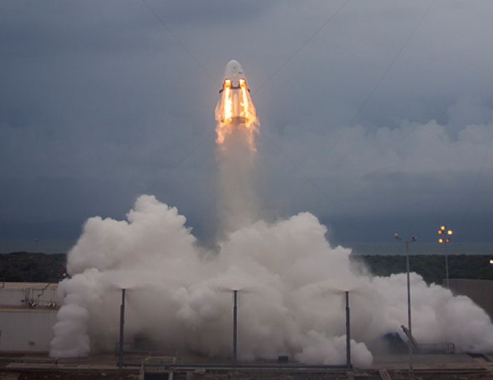 Watch SpaceX Test Its Astronaut Ejection System