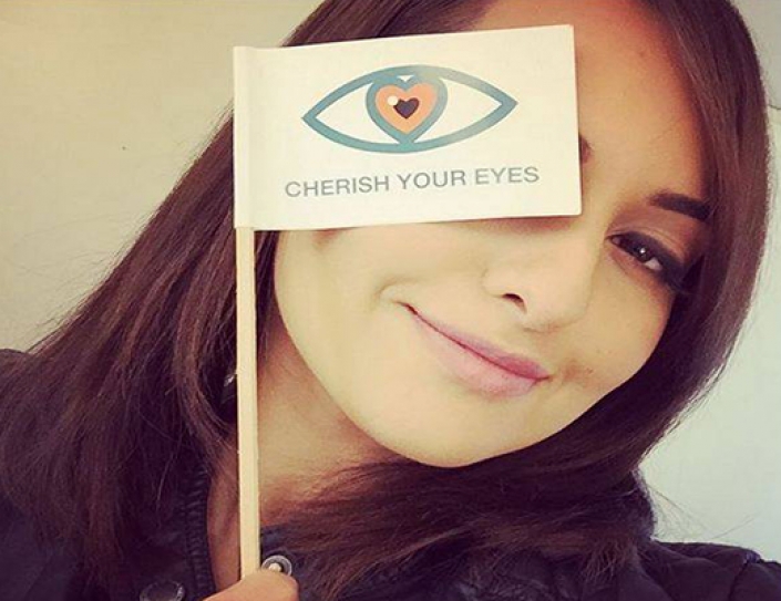 Sonakshi Sinha Supports World Sight Day.