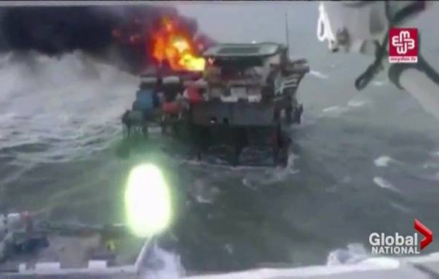 At Least One Dead And 30 Missing After Oil Rig Catches Fire In The Caspian Sea