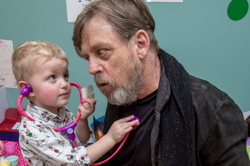 Mark Hamill Visits Great Ormond Street Hospital