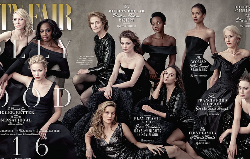 Vanity Fair's 2016 Hollywood Issue Cover Focuses On Female Diversity