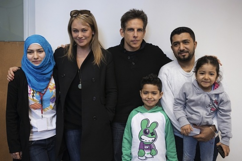 Ben Stiller Visits Refugees With UNHCR.