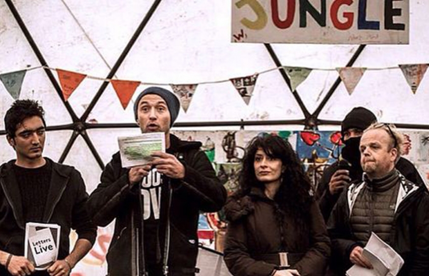 Jude Law Takes To The Stage At Refugee Camp In France