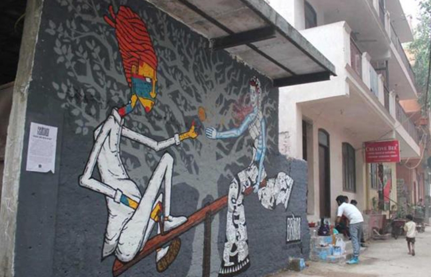 How Delhi's Streets Are Being Transformed One Spray Can At A Time