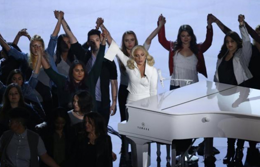 Taking A Stand Against Sexual Violence With Lady Gaga On The 2016 Oscar Stage