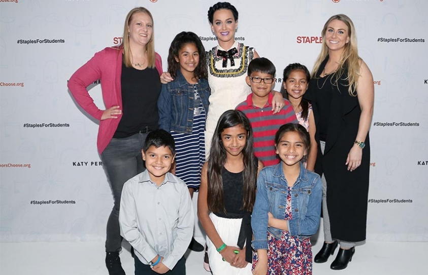 Staples And Katy Perry Reunite To Help Teachers Bring Learning To Life