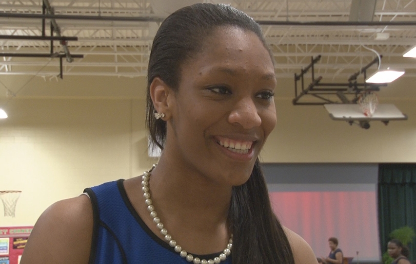 A'ja Wilson Hosts Film Festival For Elementary School
