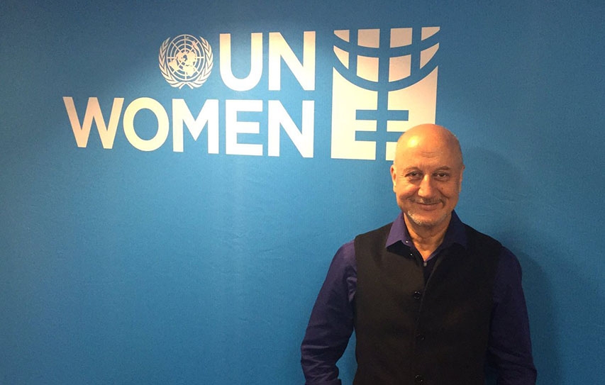 Anupam Kher Supports UN Women's Work On Gender Equality