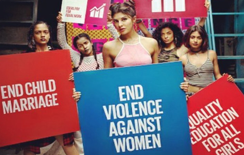 Jacqueline Turns 'Spice Girl' To Support Women's Empowerment
