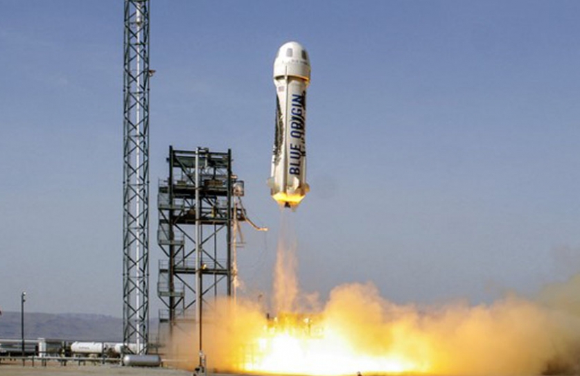 Watch The Highlight Reel Of Blue Origin’s Successful Rocket Test