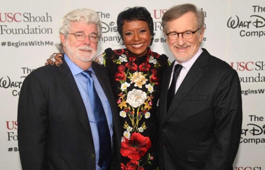 Steven Spielberg Honors George Lucas And Mellody Hobson With 2016 Ambassador For Humanity Award