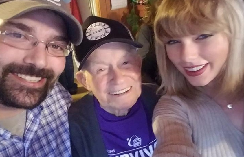 Taylor Swift Surprises 96-Year-Old Fan With “Christmas Miracle”