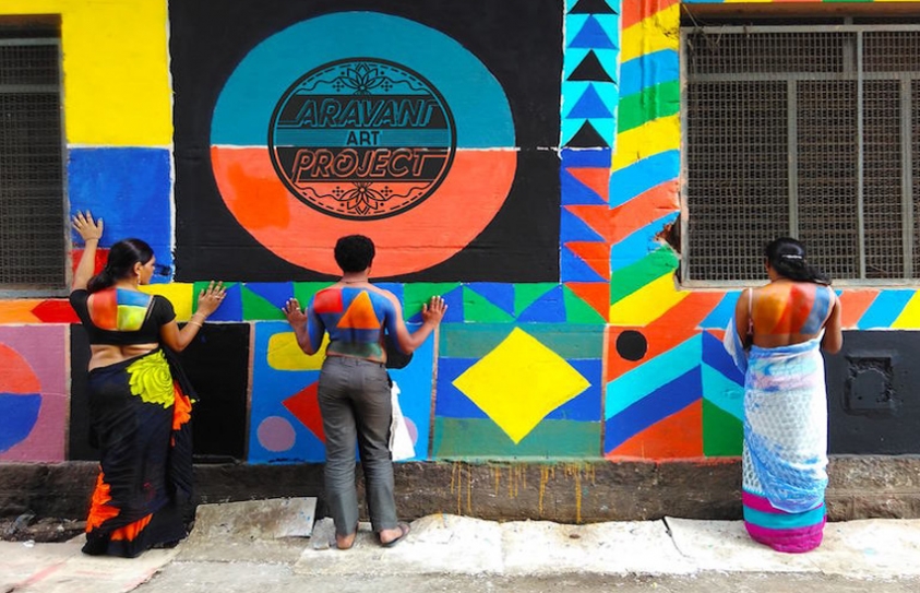 Color Purple - The Aravani Art Project 
