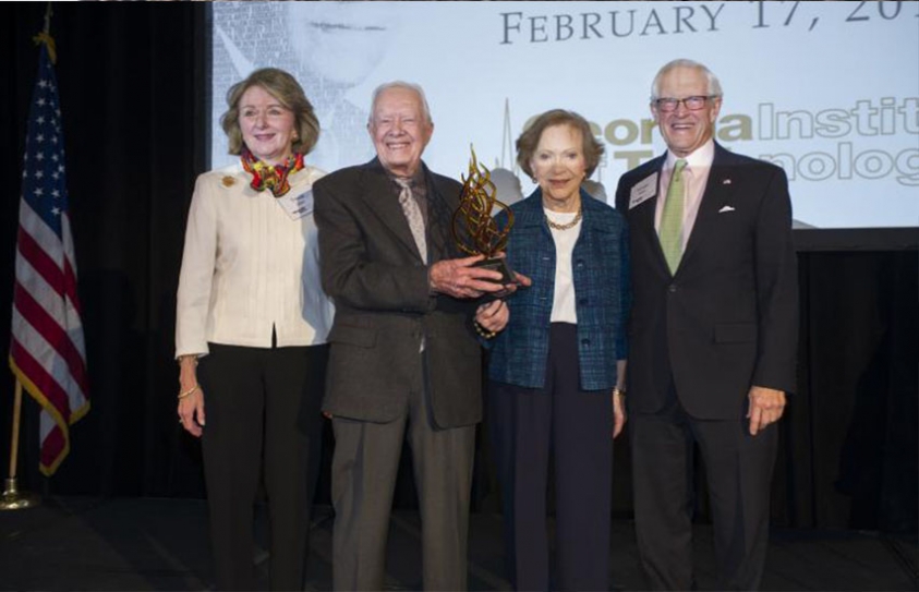 Georgia Tech Awards Ivan Allen Jr. Prize For Social Courage To Jimmy And Rosalynn Carter