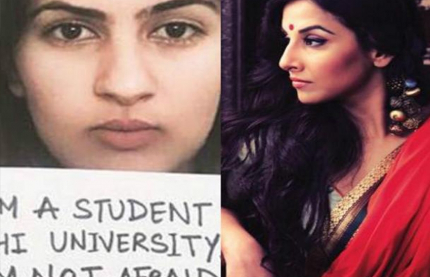 Vidya Balan Speaks Up In Support Of Gurmehar Kaur 