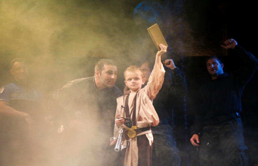 Make-a-Wish helps 7-Year-Old Jedi Defeat Darth Vader