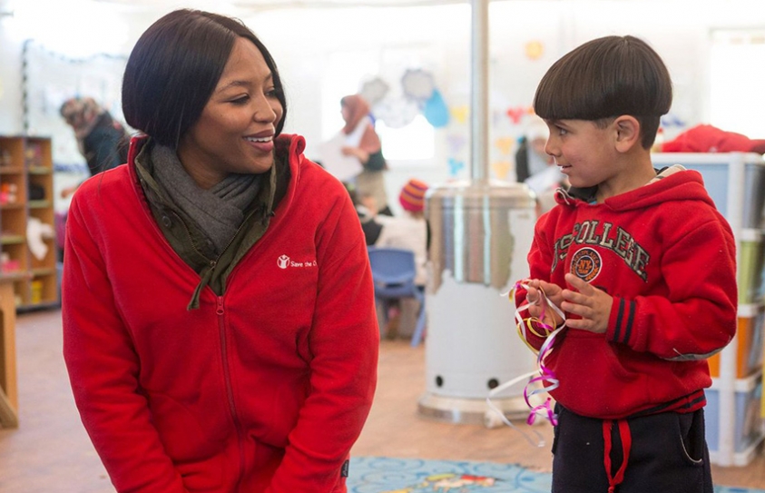Naomi Campbell 'Humbled' By Refugee Encounter