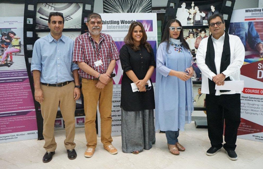 Shabana Azmi Receives A Standing Ovation From 400 Filmmaking Students At Whistling Woods International's 5th Veda session 