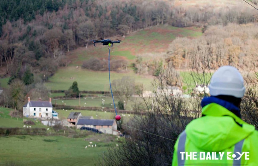 Drones connect Remote Village to Internet