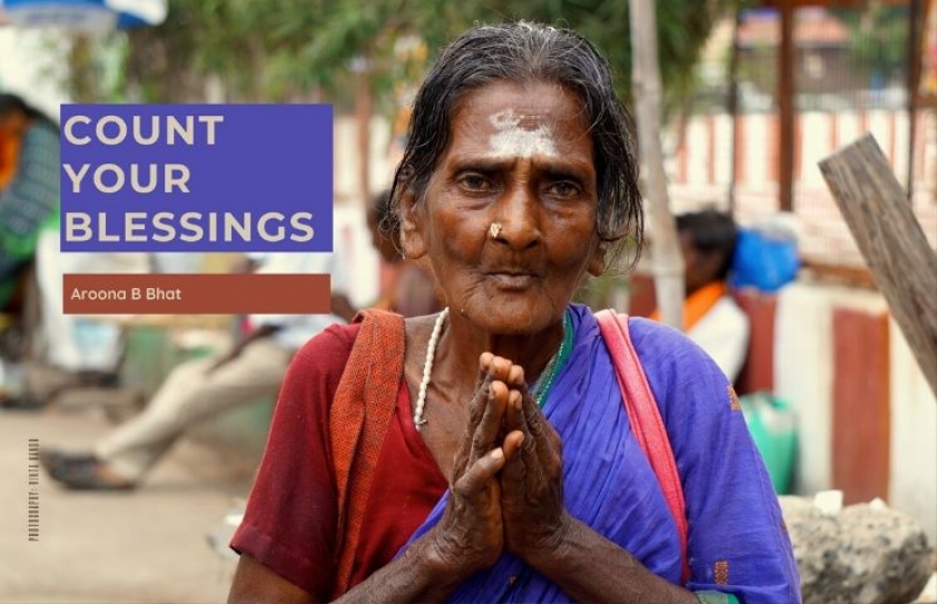 Count your blessings: name them One by One