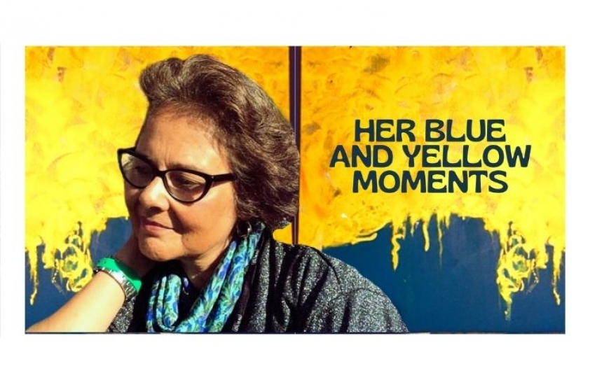Sita Rattan: Her blue and yellow moments